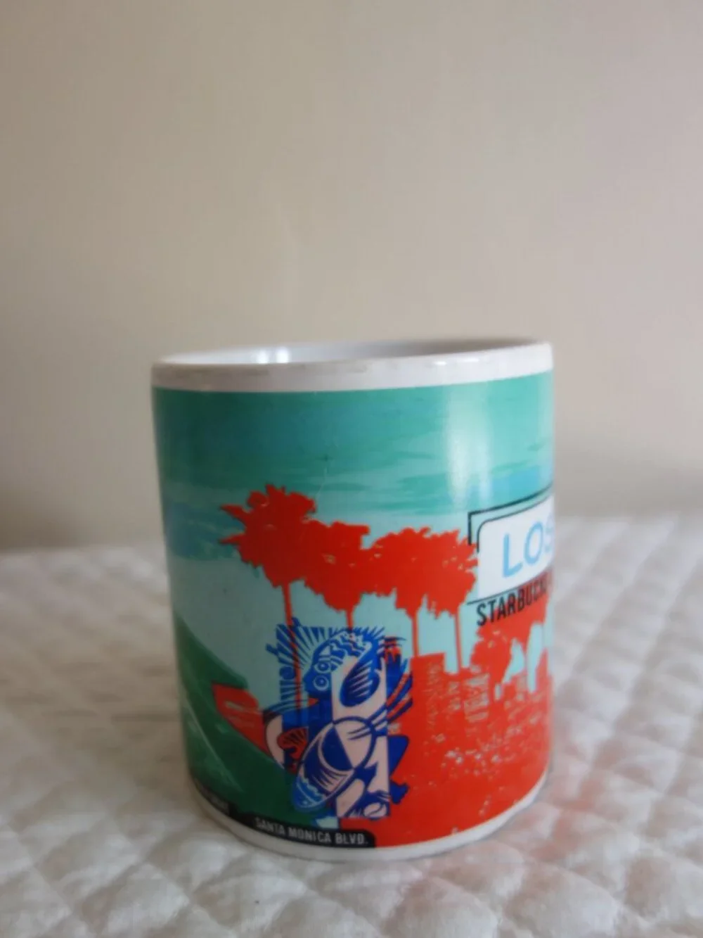 Vntg 1999 STARBUCKS Los Angeles Large Coffee Mug